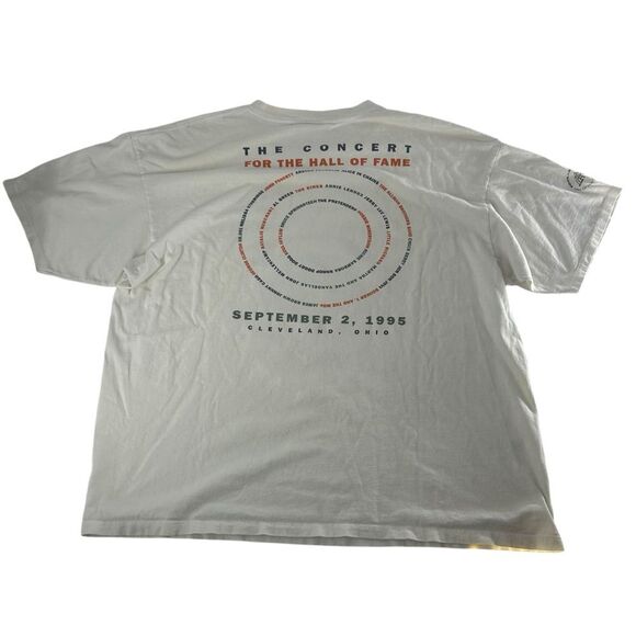 Vintage Alice In Chains Shirt Men's XXL White 90s‎ 1995 Rock And Roll HOF Musuem - Picture 11 of 11